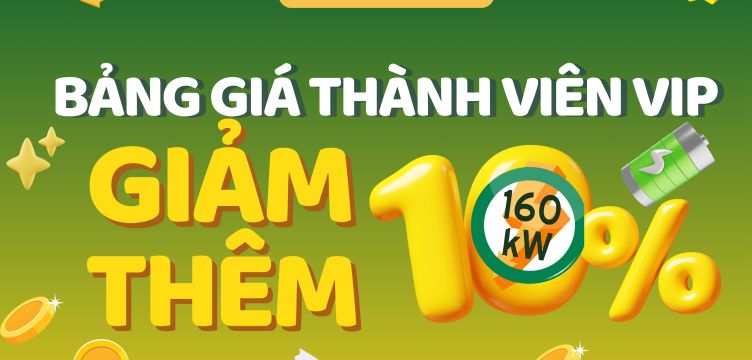 Bảng Giá Sạc Xe Điện EVIA Mới Nhất: Giảm Thêm 10% Cho Thành Viên VIP – Chỉ Từ 4.950đ/kWh
