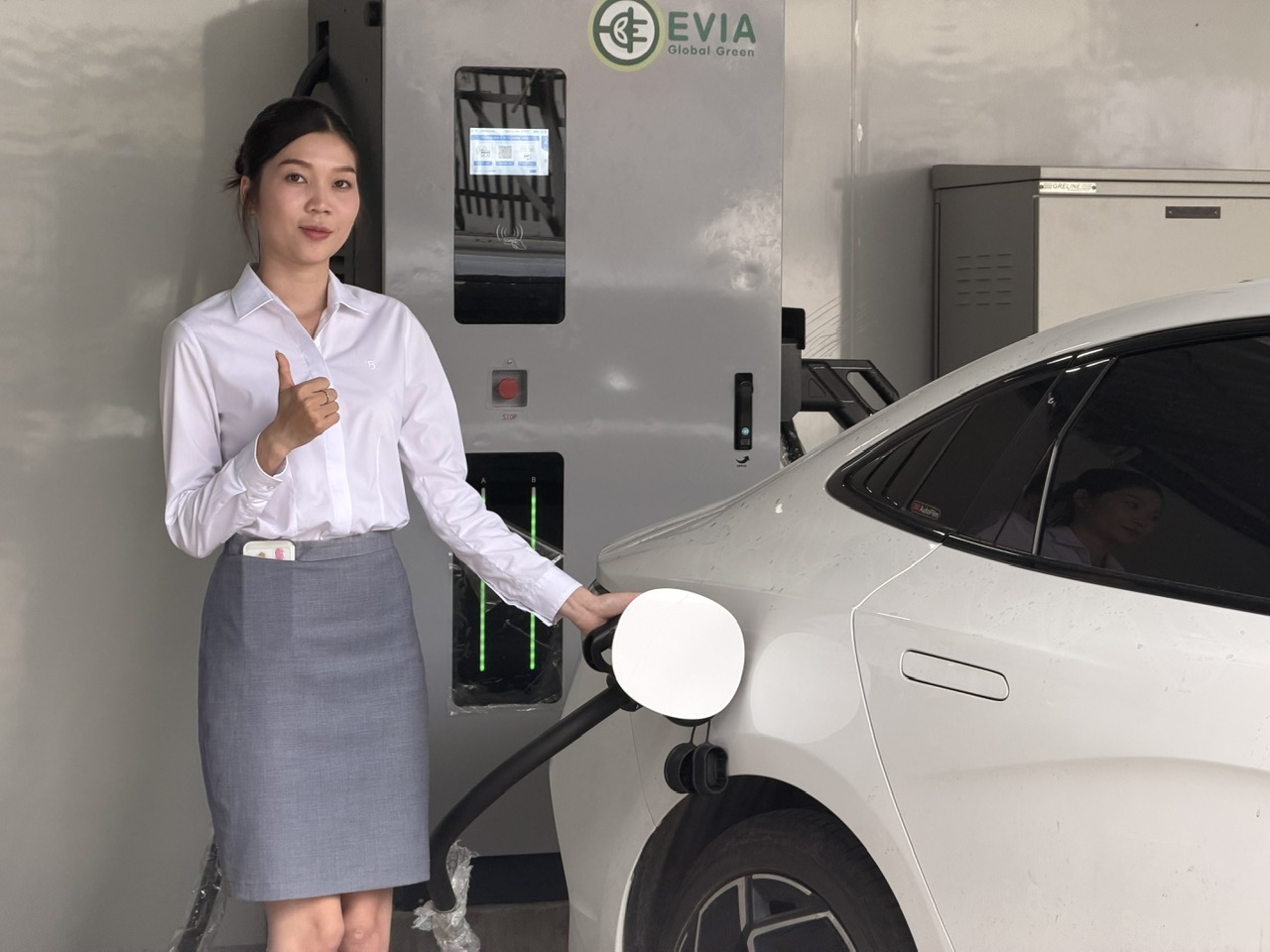 Ra Mắt Trạm Sạc EVIA GLOBAL GREEN 160kW – Điểm Dừng Năng Lượng Xanh Giữa Lòng TP.HCM